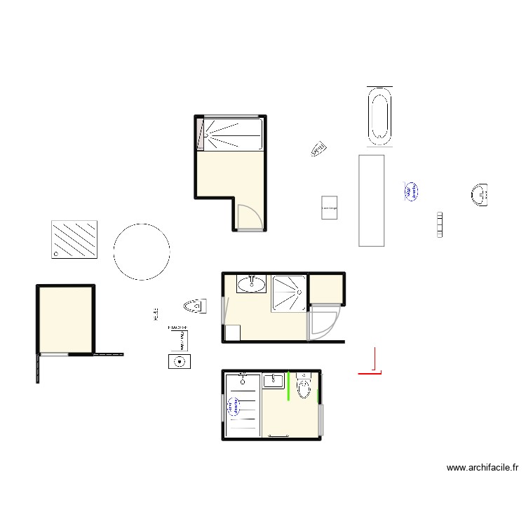 mm Gra2. Plan de 0 pièce et 0 m2