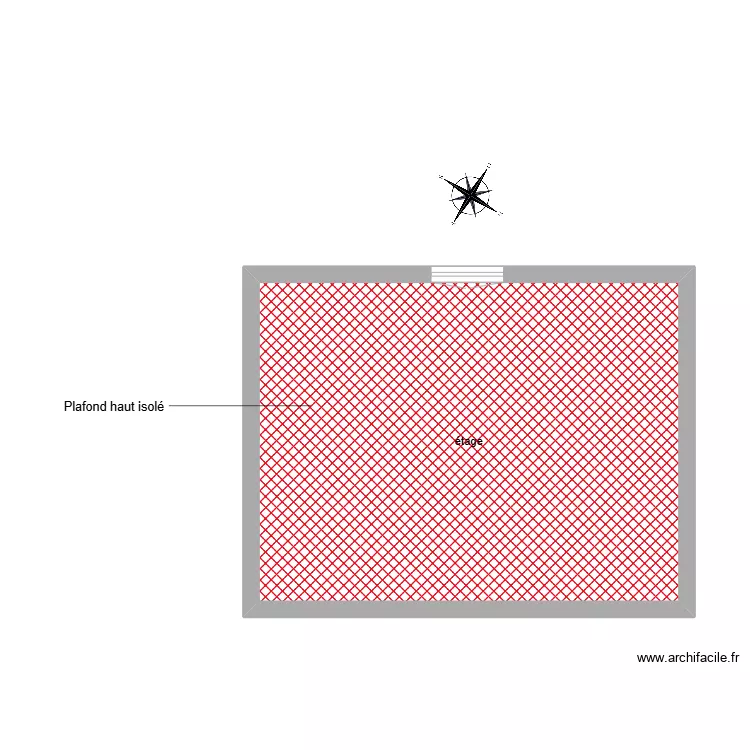lebleu &eacute;tage. Plan de 