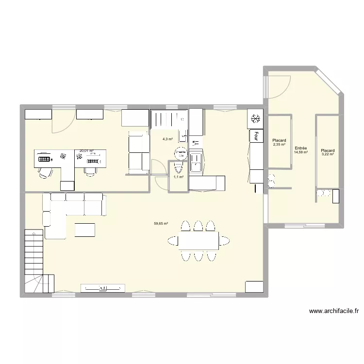 maison Eyguieres finale sans wc bureau bis. Plan de 