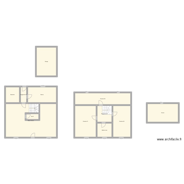 350602431. Plan de 12 pièces et 219 m2