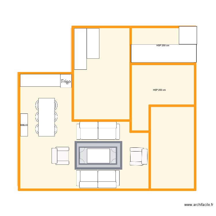 APPART. Plan de 28 pièces et 815 m2