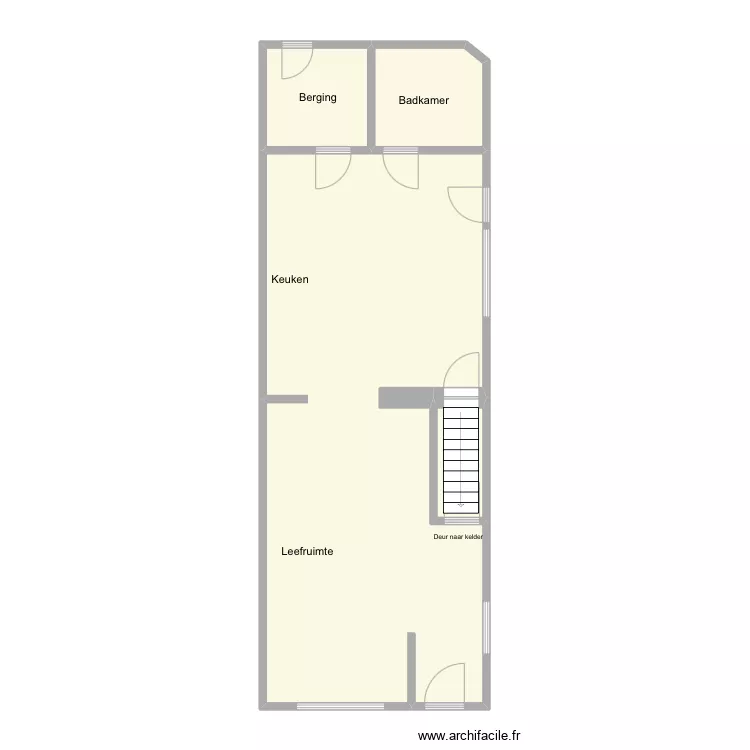 Bellegemsestraat 183. Plan de 