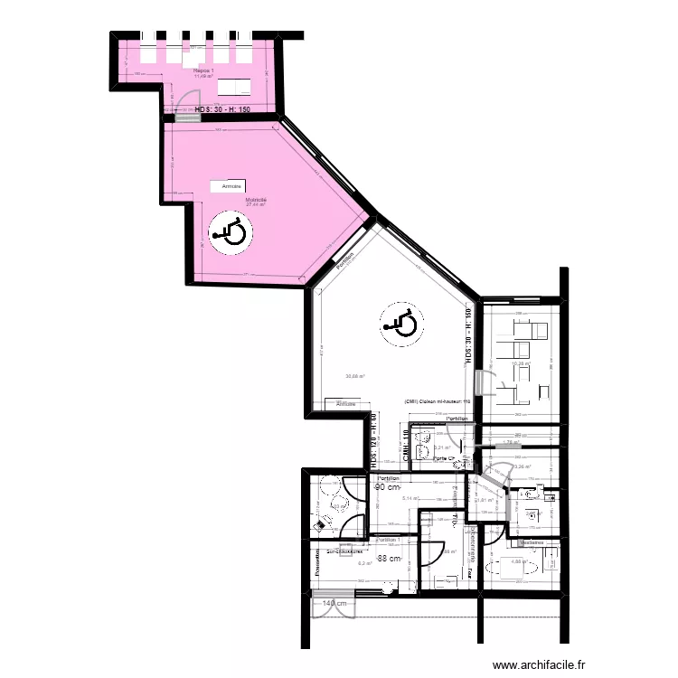 92 Nanterre 118 Salvador Projet rectif UrM. Plan de 92 Nanterre 118 Salvador Projet rectif UrM. Plan de
