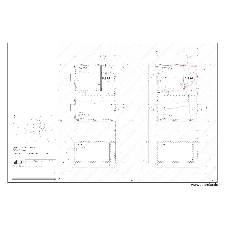 KTS villa B chavanne Sous sol. Plan de 