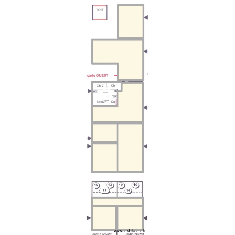 Hautefort. Plan de 0 pièce et 0 m2