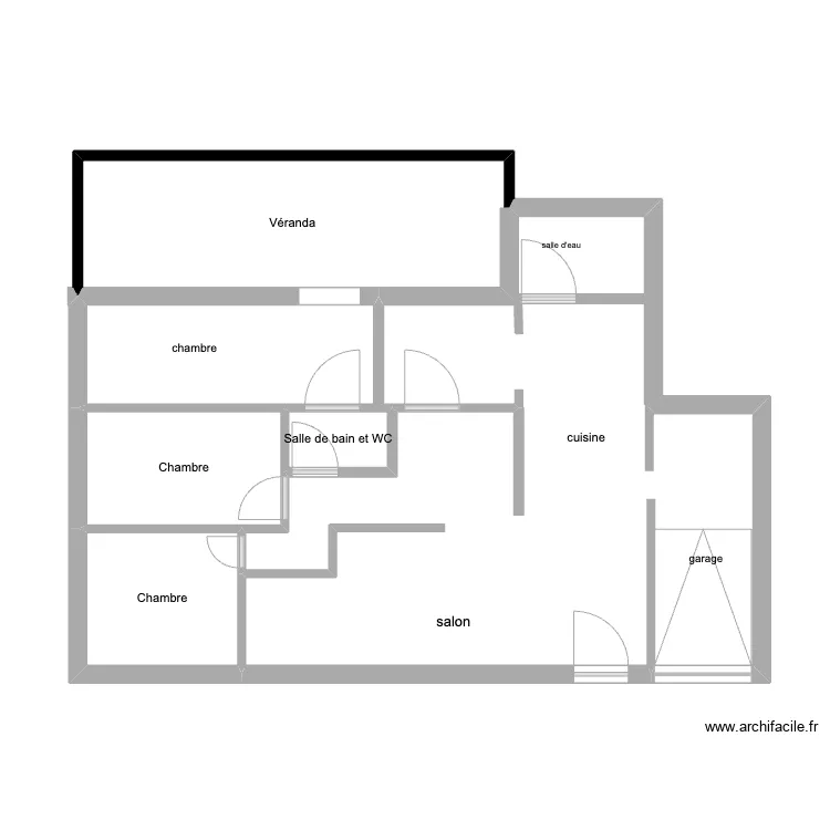 maison saint sulpice. Plan de 