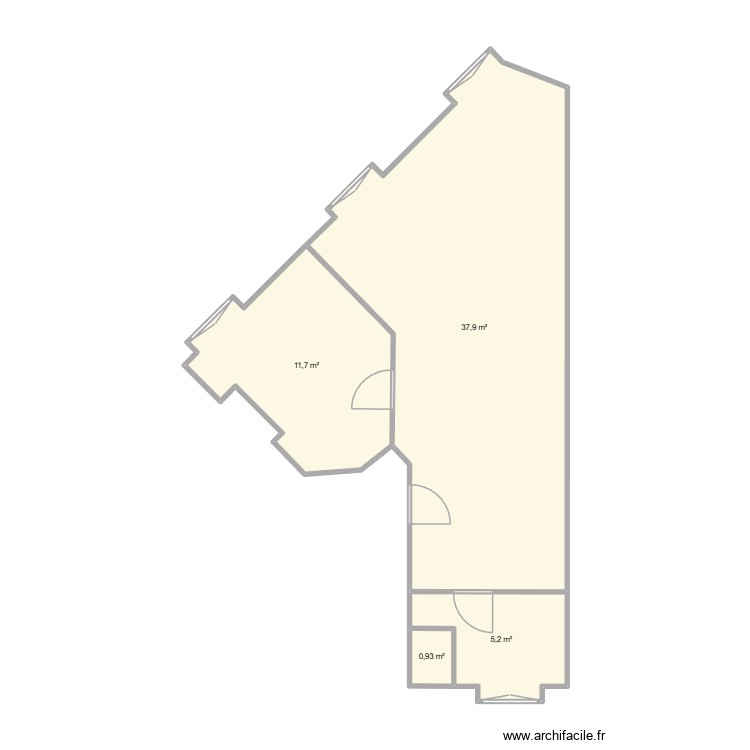 appart. Plan de 0 pièce et 0 m2