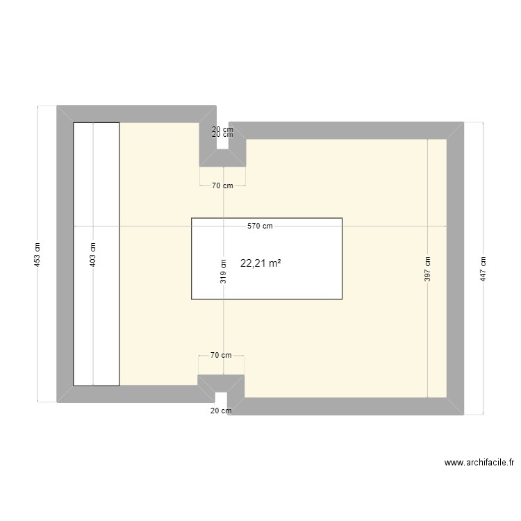 Cuisine ouverte. Plan de 0 pièce et 0 m2