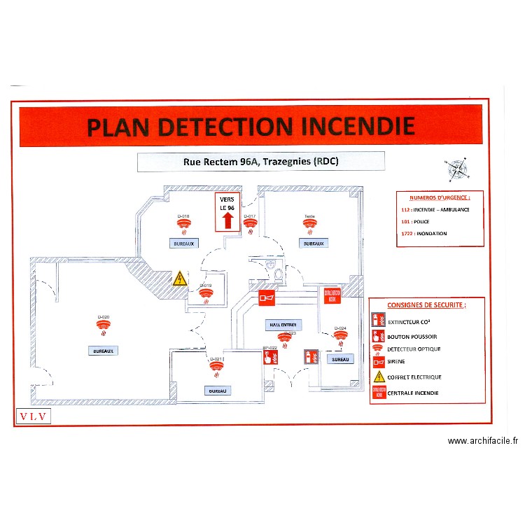 CPASCourcellesRDC96A. Plan de 0 pièce et 0 m2