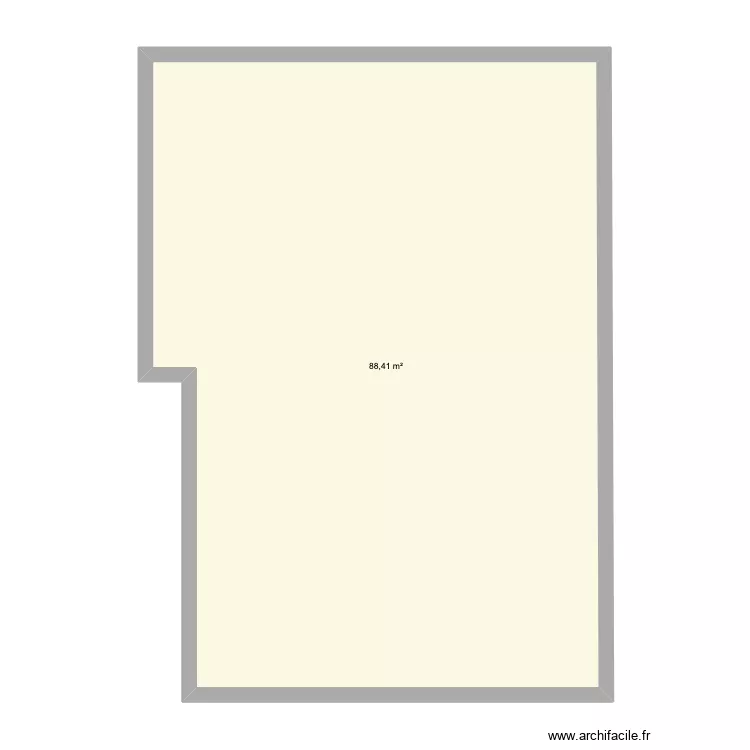 serezin. Plan de 1  et 88 m²