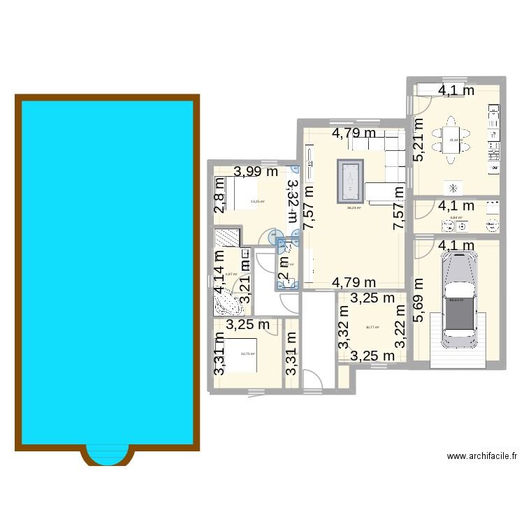 MAISOOOOOOOn de REEEEEEEVE. Plan de 10 pièces et 134 m2