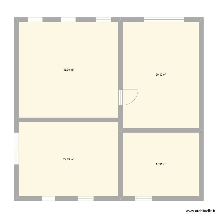 LE GENDRE. Plan de 9 pièces et 343 m2