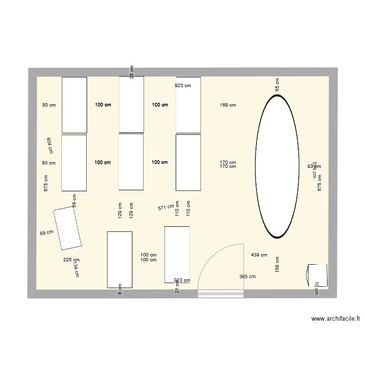 salle info 1b. Plan de 0 pièce et 0 m2