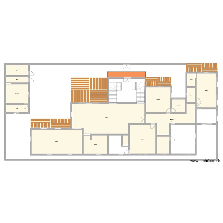 Croqui Etage Maison. Plan de 0 pièce et 0 m2