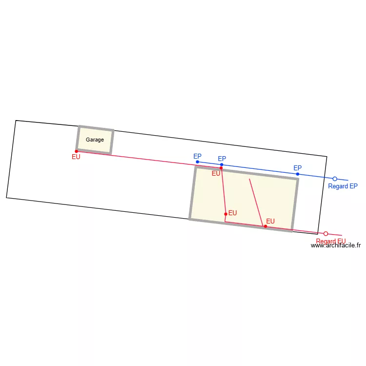 Assainissement - Maison 60 Saint Louis. Plan de Assainissement - Maison 60 Saint Louis. Plan de