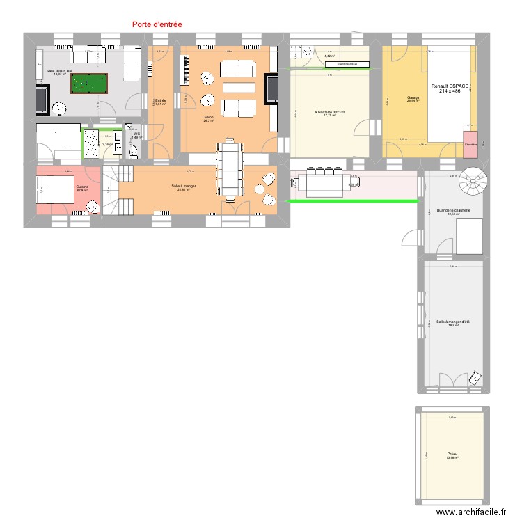 Morannes RDC evolution. Plan de 0 pièce et 0 m2