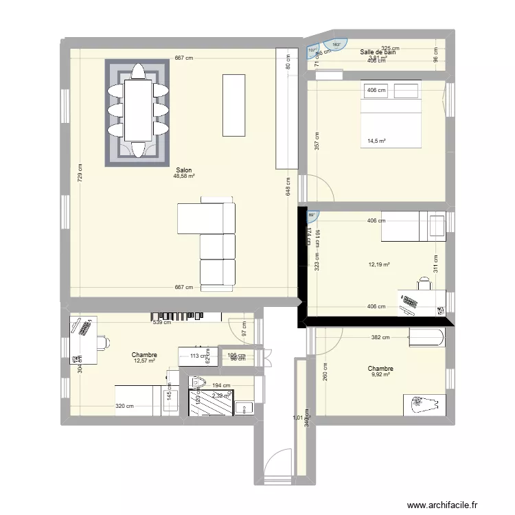 Caroline House 1. Plan de 