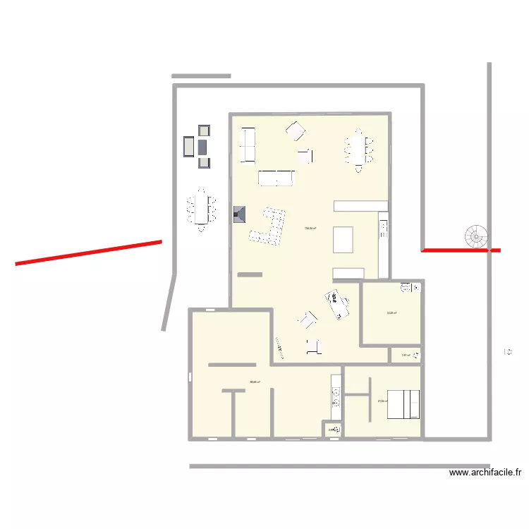 yahoue 2026 4. Plan de 6  et 228 m²