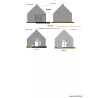 Projet facade est ouest et coupe aa