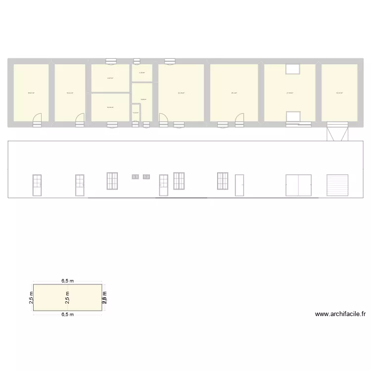Long&egrave;re. Plan de 