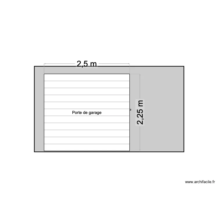 Garage. Plan de 