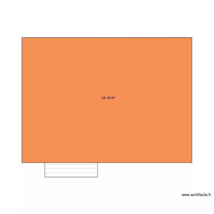 GARAGE. Plan de 1 pièce et 34 m² GARAGE. Plan de 1 pièce et 34 m²