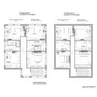 Maison 2 familles Myers-Simon  2&egrave; &eacute;tage version 8,5m