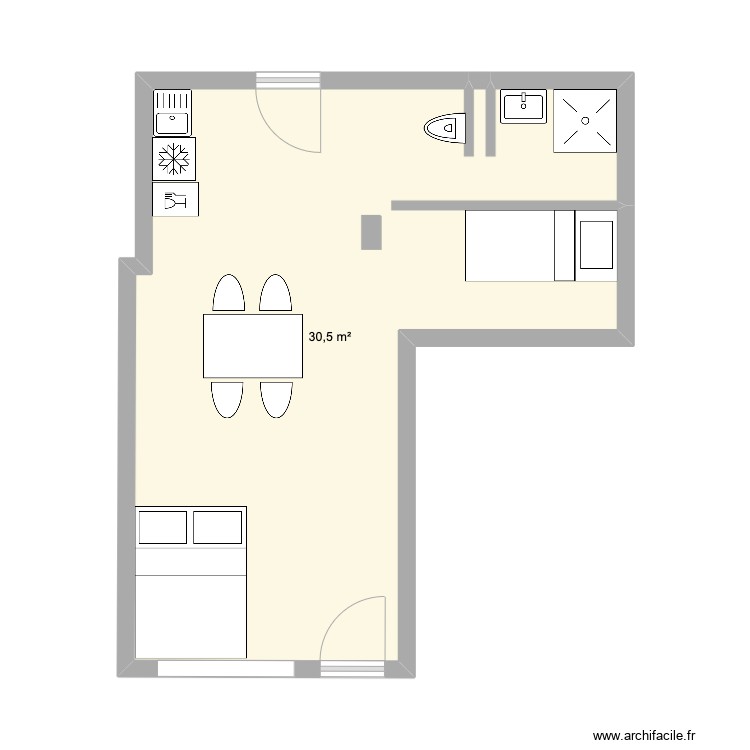 Praloup. Plan de 0 pièce et 0 m2