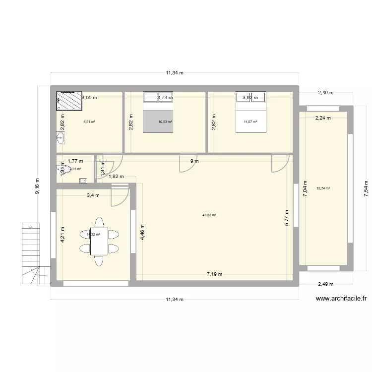 michon 2. Plan de 