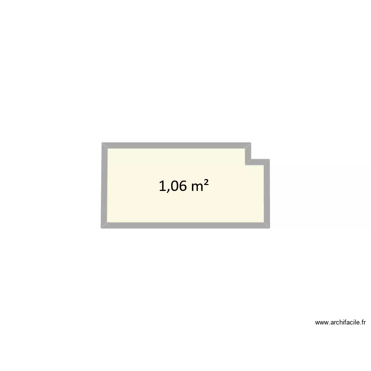 F-Plafond. Plan de 1  et 1 m²