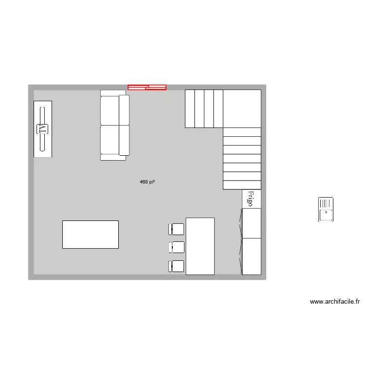 plan garage 1. Plan de 1  et 43 m²
