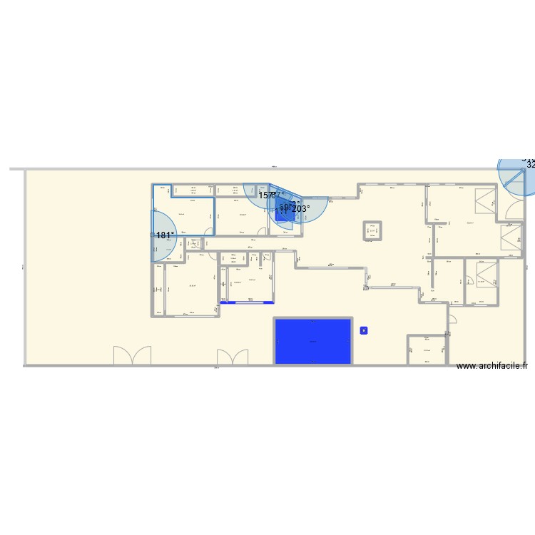 suribi plan de mas 11. Plan de 21 pièces et 938 m2