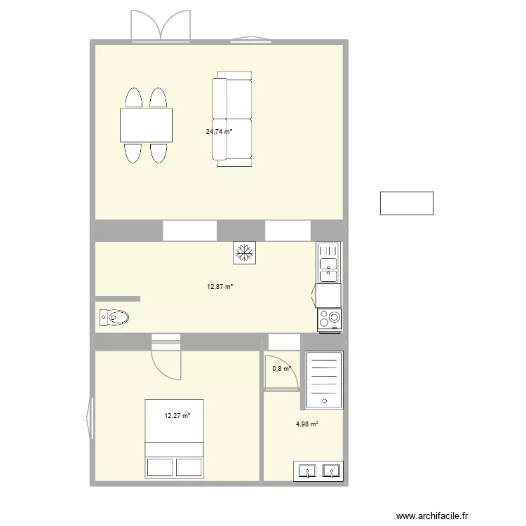Car&eacute; 23. Plan de 0 pièce et 0 m2