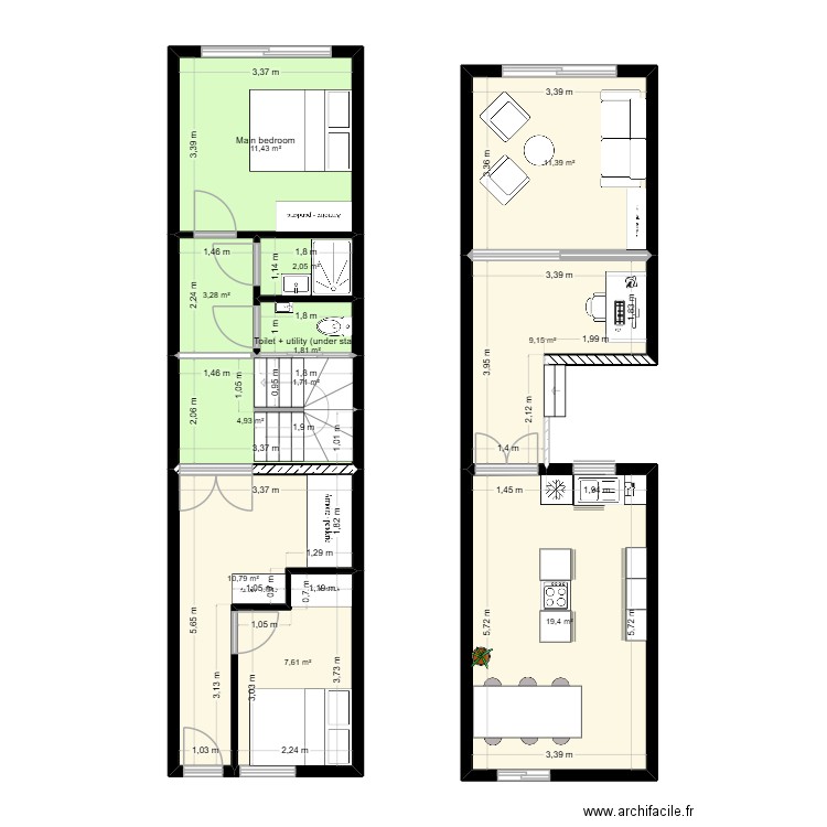3 Ring Terrace_MVP1.7. Plan de 11 pièces et 84 m2