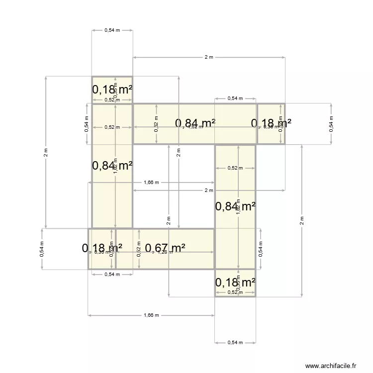 Poulaillers. Plan de 