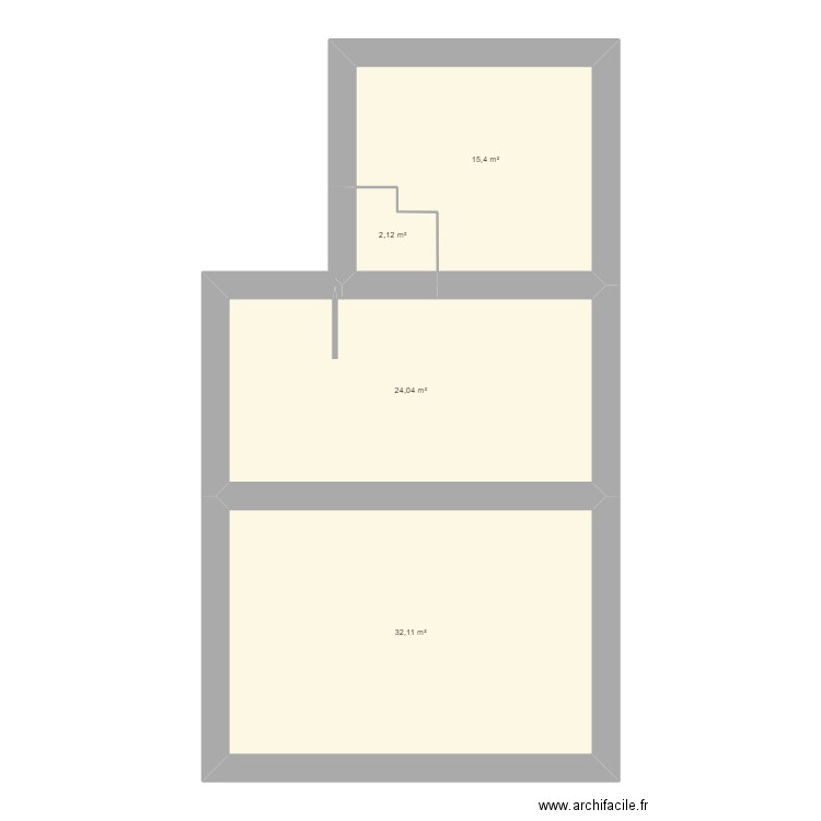 bergeret. Plan de 12 pièces et 160 m2