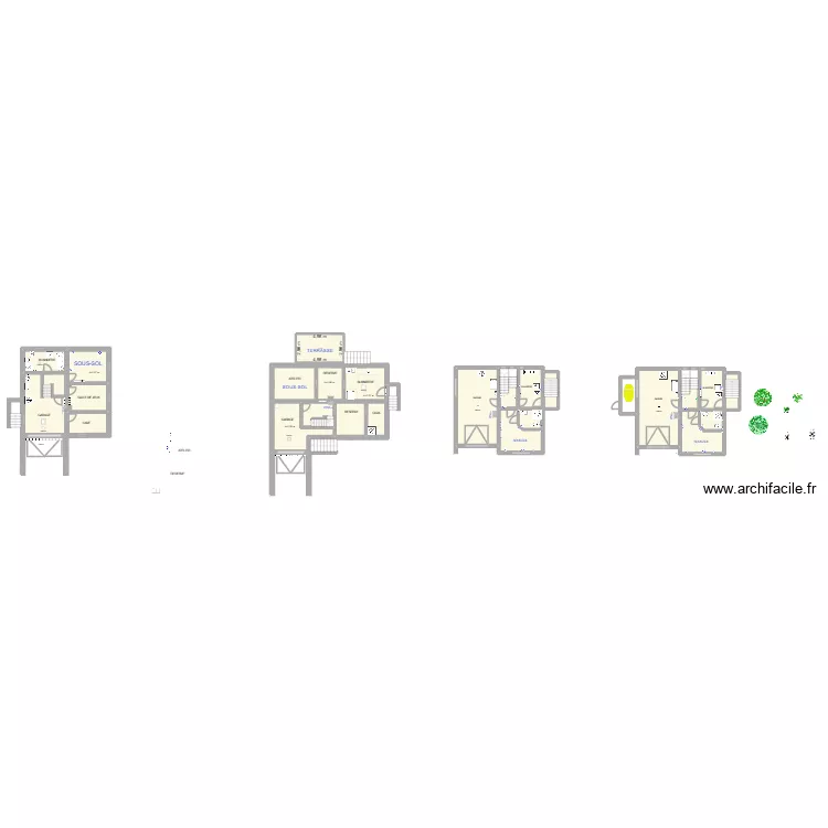 Walther. Plan de 20 pièces et 314 m²
