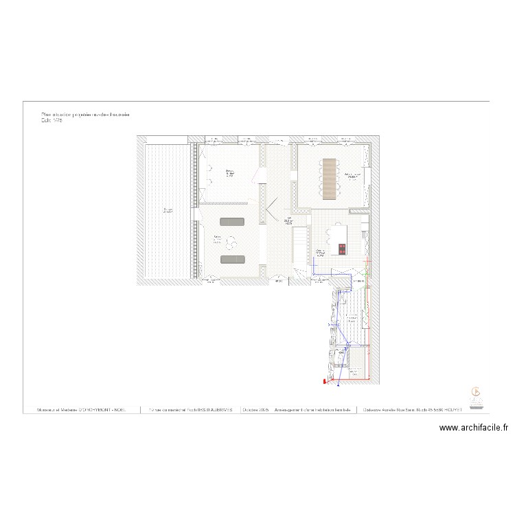 RDC AUBRIVES BUANDERIE. Plan de 0 pièce et 0 m2