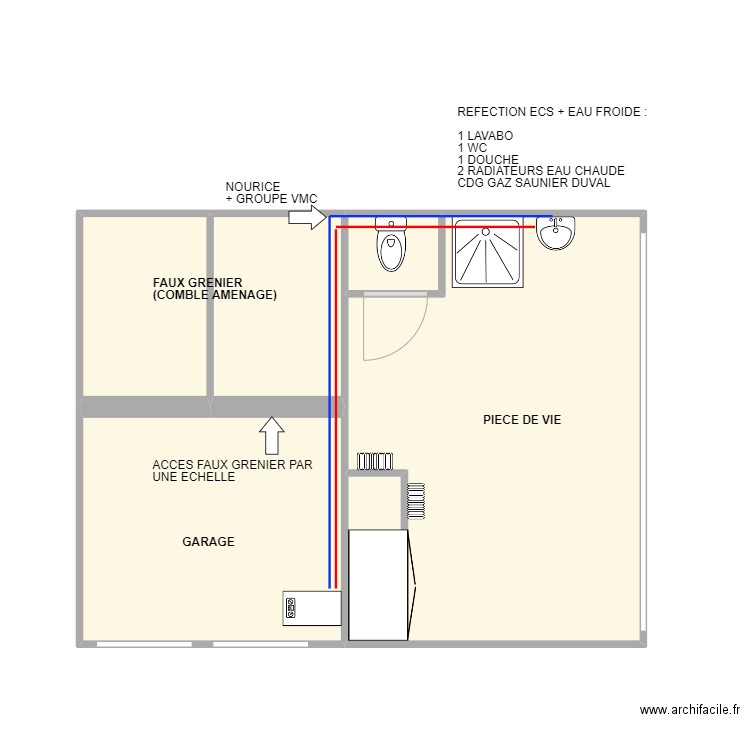 BERNARD YVES - PLAN. Plan de 0 pièce et 0 m2