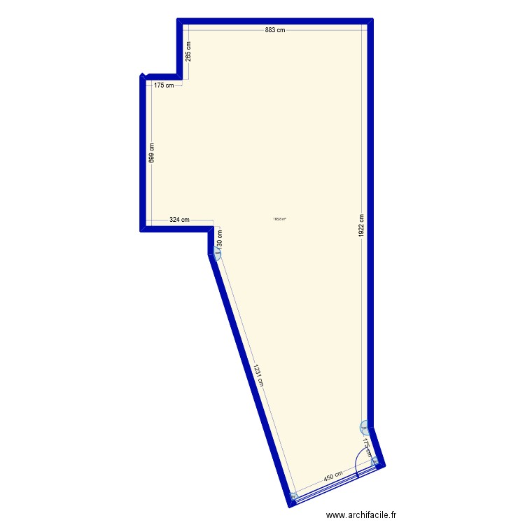 plan king charles. Plan de 1 pièce et 169 m2