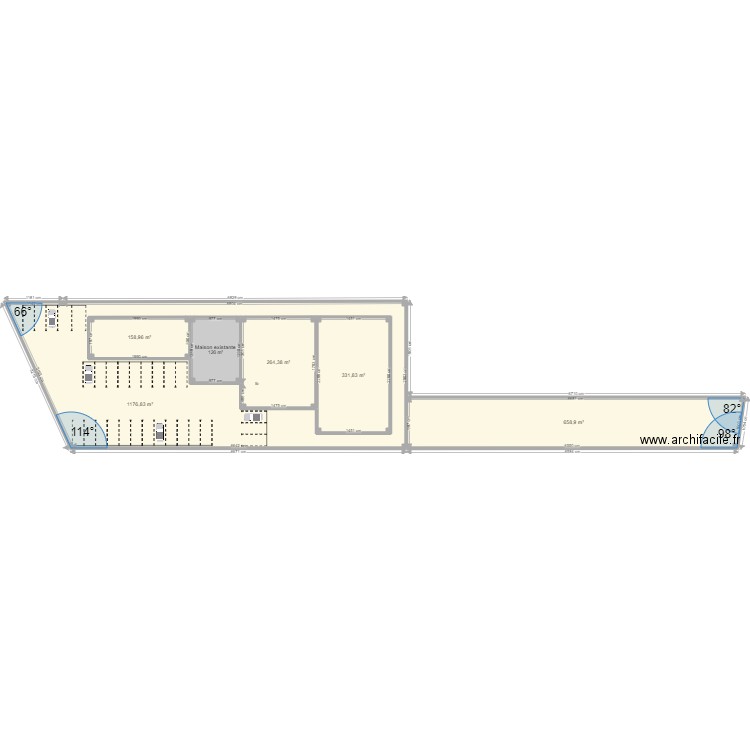Plan duval. Plan de 0 pièce et 0 m2