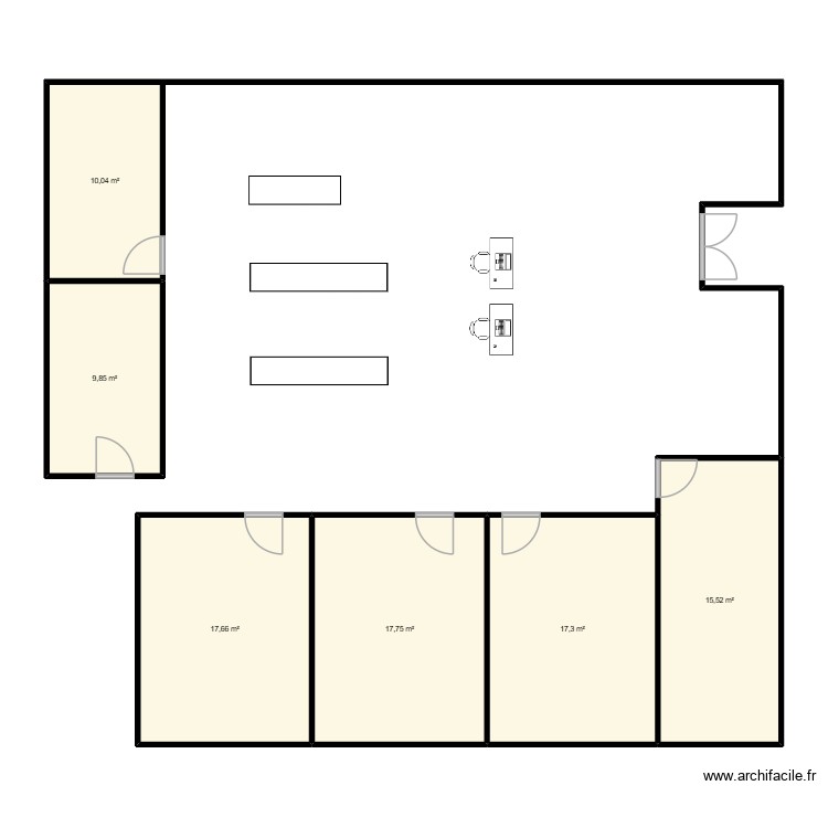 AGENCE SFIC. Plan de 0 pièce et 0 m2