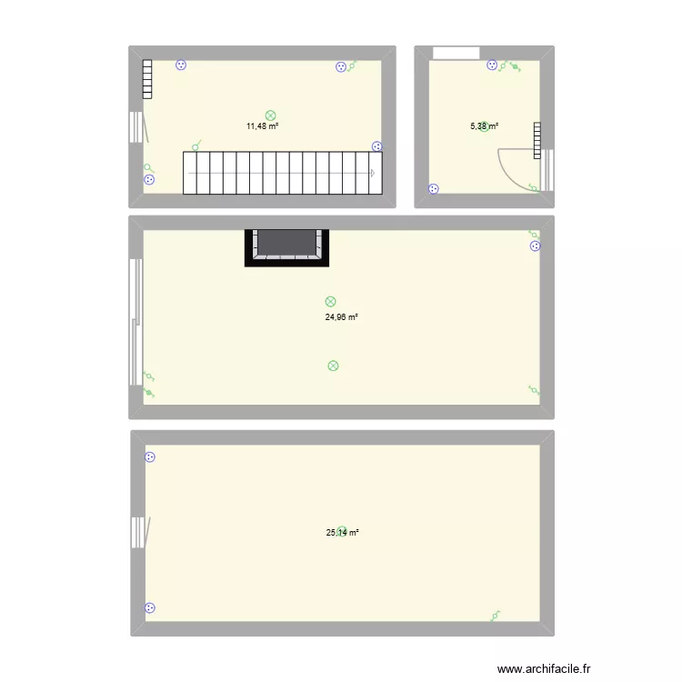 plan electrique. Plan de 4 Pièces et 67 m² plan electrique. Plan de 4 Pièces et 67 m²
