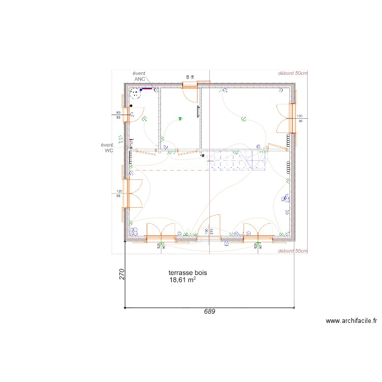 Jacquemin plan élec annexe RDC. Plan de 0 pièce et 0 m2