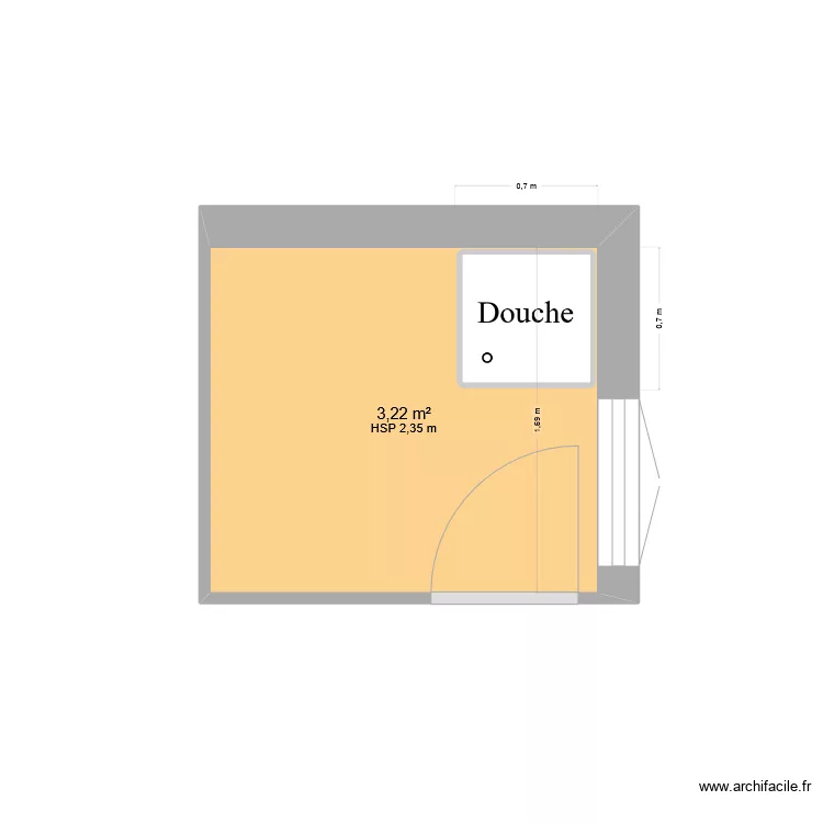 Salle de Bain. Plan de Salle de Bain. Plan de