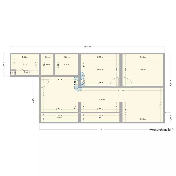 combles TER VVVvZ. Plan de 