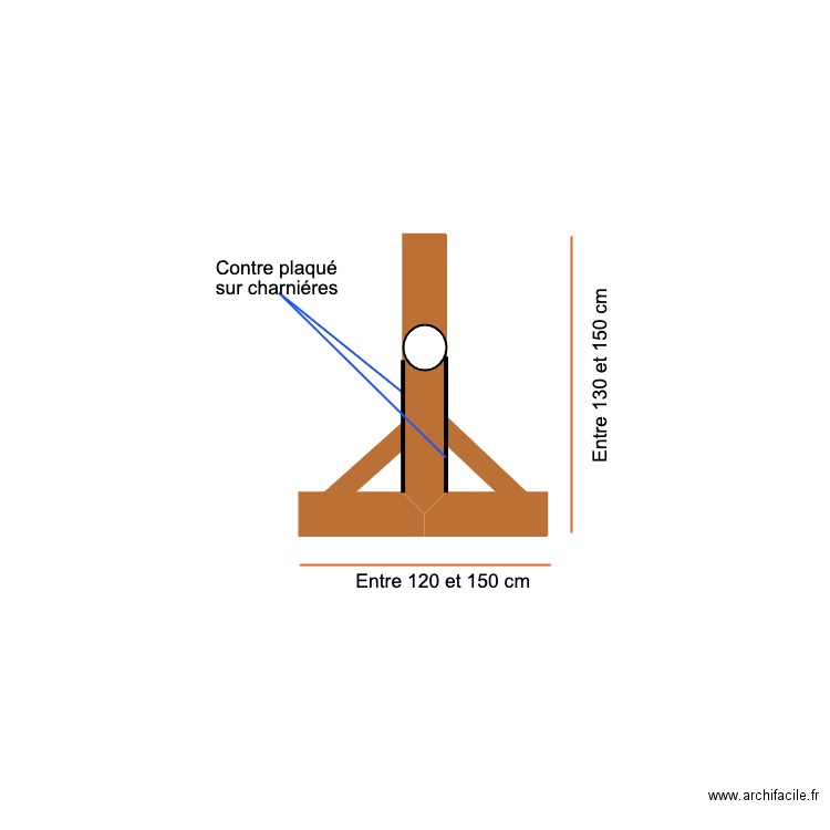 Souricière cotés . Plan de 0 pièce et 0 m2