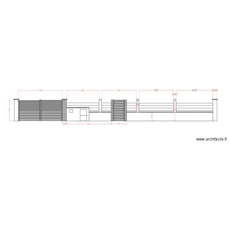 projet ADF base sans cloture. Plan de 0 pièce et 0 m2