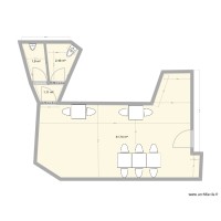 Le Fontenoy Plan cour et WC