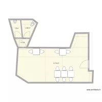 Le Fontenoy Plan cour et WC